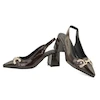 کفش مجلسی زنانه پاشنه دار 5 سانت مدل 402842 _ sandal valentino