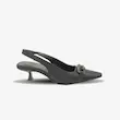 کفش مجلسی زنانه پاشنه دار 3 سانت مدل sandal valentino - 0095
