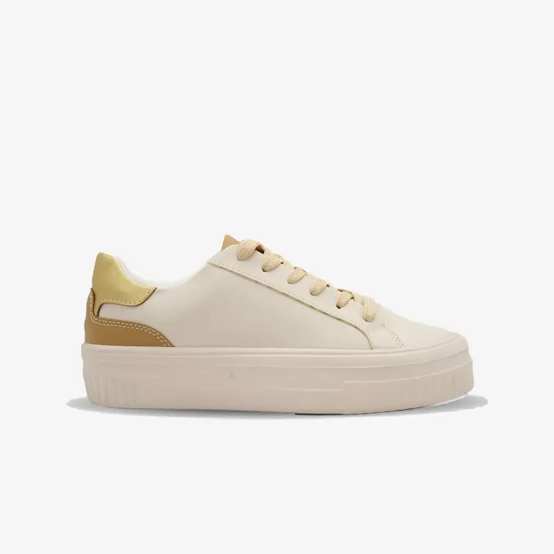 کفش کتانی دخترانه زارا مدل sneaker zara - 0071_Creamy