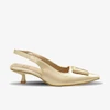 کفش مجلسی زنانه پاشنه دار 3 سانت مدل sandal valentino _ 400343