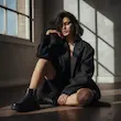 کفش نیم بوت زنانه والری مدل 0136_Boots