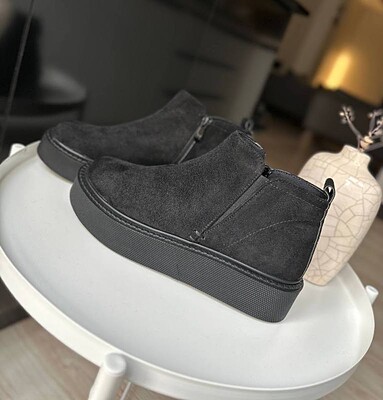 نیم بوت زنانه مدل 00017 - Stradivarius Flat Ankle Boots