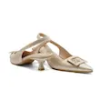 کفش مجلسی زنانه پاشنه دار 3 سانت مدل 400326_ sandal valentino