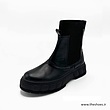 نیم بوت زنانه مدل Stradivarius Flat Ankle Boots - BTCr46