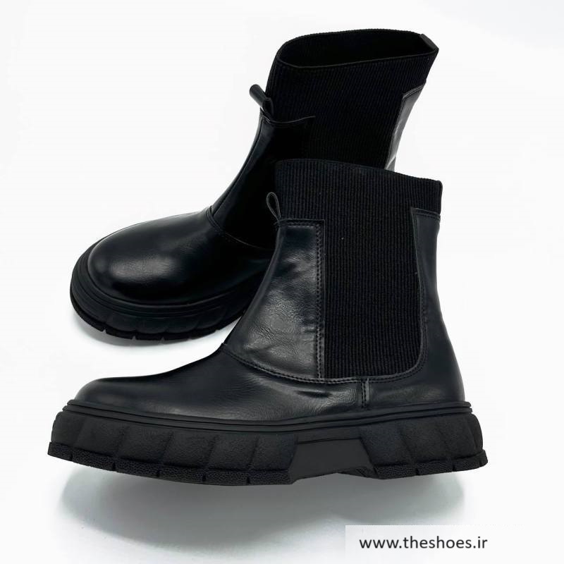 کفش نیم بوت زنانه مدل Flat Ankle Boots - BTCr46
