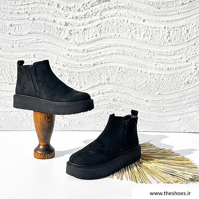 نیم بوت زنانه مدل 00017 - Stradivarius Flat Ankle Boots