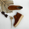 کفش نیم بوت زنانه مدل  Flat Ankle Boots - BTC15