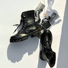 کفش نیم بوت زنانه مدل  Flat Ankle Boots - BT10