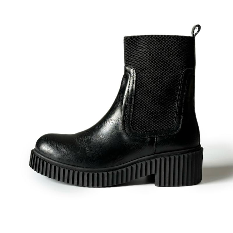 کفش نیم بوت زنانه مدل  Flat Ankle Boots  - BTB95_2