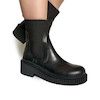 کفش نیم بوت زنانه مدل  Flat Ankle Boots  - BTB95_2