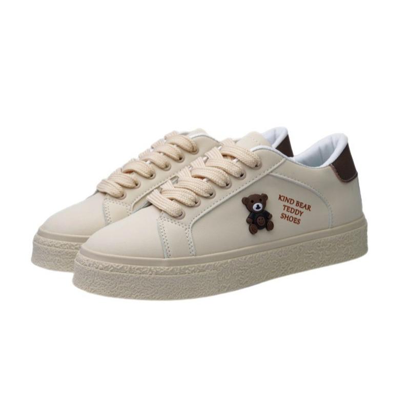 کفش اسپرت دخترانه مدل sneaker - 0023_Creamy