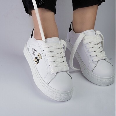 کفش اسپرت دخترانه مدل sneaker - 0023_White