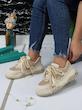 کفش اسپرت دخترانه مدل sneaker - 0024_Creamy White
