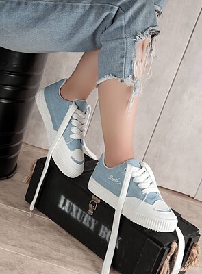 کفش اسپرت دخترانه مدل sneaker - 0026_Blue