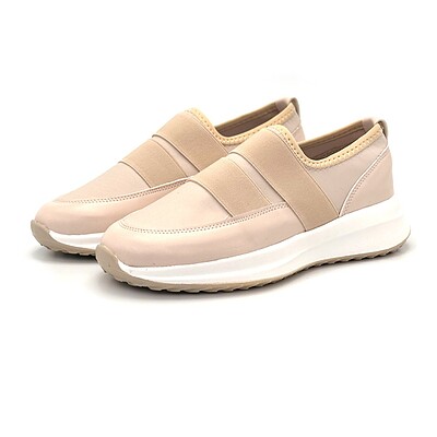 کفش اسپرت دخترانه مدل sneaker - 0022_Creamy White