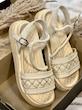 کفش صندل دخترانه مدل sandal - 0015_Creamy