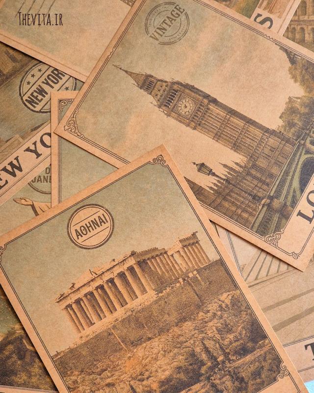 پک پوستر vintage city کد 136