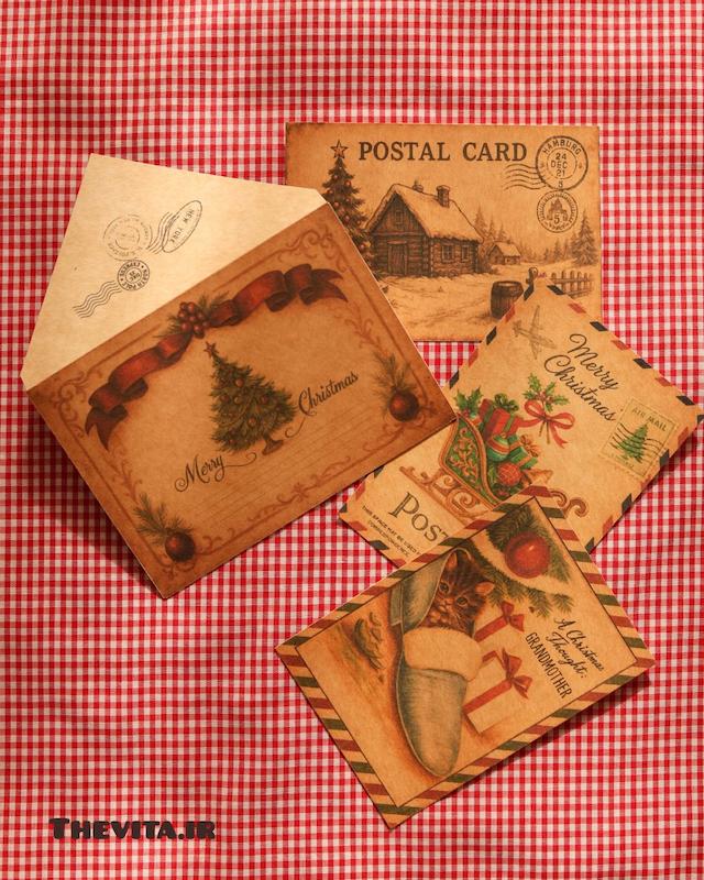 پک کارت پستال‌های کریسمس کد 187