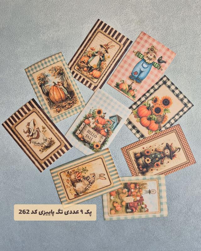 پک ۹ عددی تگ پاییزی کد 262