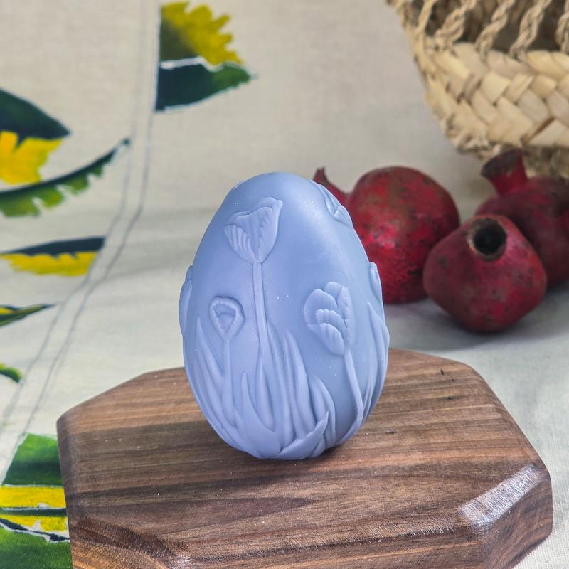 مجسمه اماده تخم مرغ گل لاله