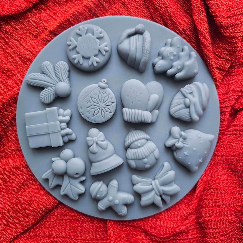 بیس اماده قالبگیری کریسمسی