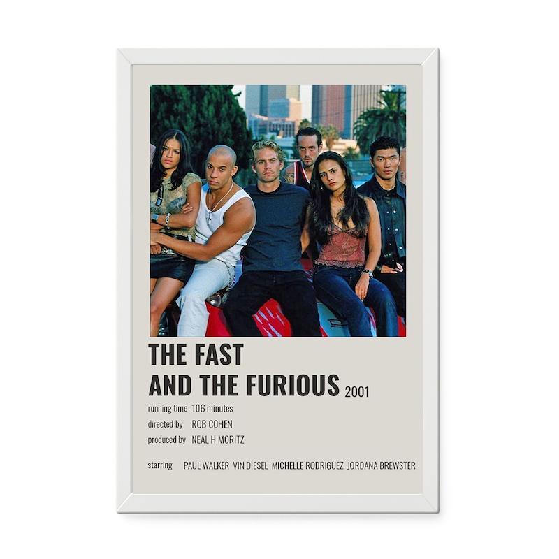 قاب عکس طرح Fast & Furious (سریع و خشن)