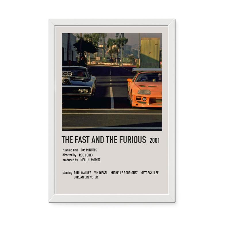 قاب عکس طرح فیلم Fast & Furious (سریع و خشن)