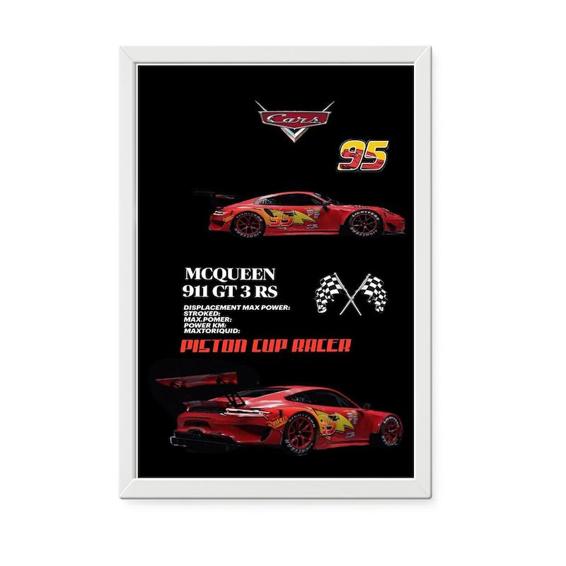 قاب عکس پوستر فیلم Cars (2006) - شخصیت مک‌کویین