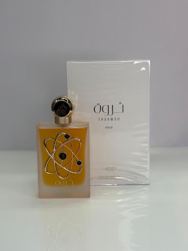  ادکلن زنانه لطافه پراید  مدل ثروه گلد طلایی  