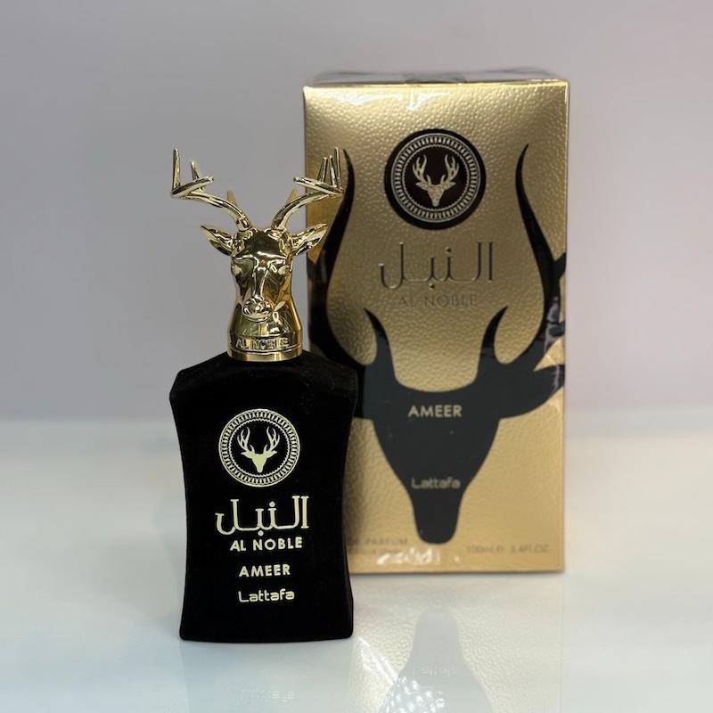 ادکلن لطافه مدل النبل عامر (النبل مشکی)