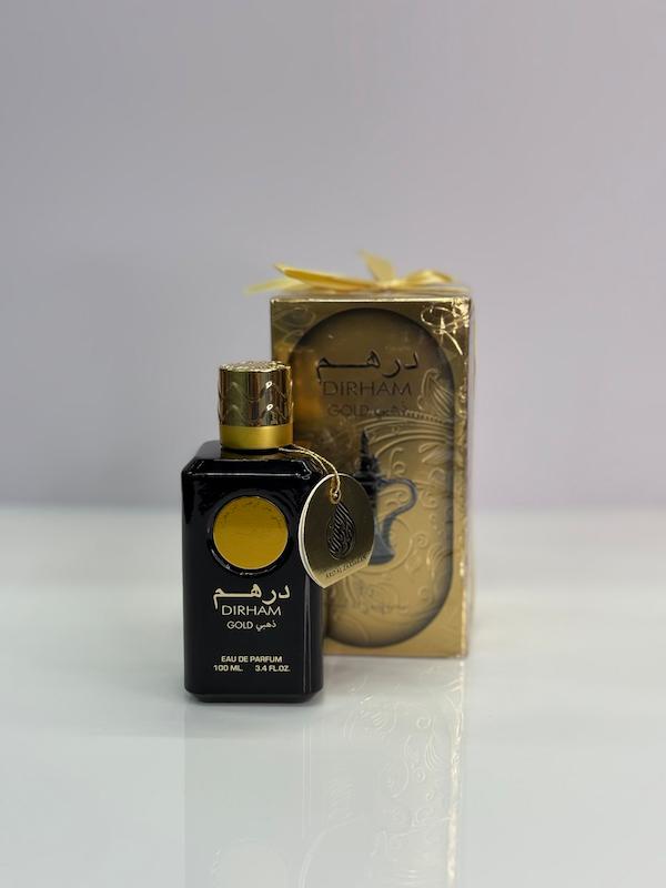 ادکلن زنانه برند ارض الزعفران مدل درهم  ذهبی گلد 