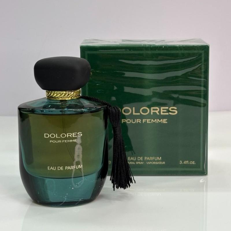 ادکلن زنانه فراگرنس ورد مدل دولورس پور فمی ( دلاروس سبز )