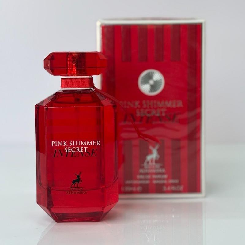 ادکلن زنانه الحمبرا مدل پینک شیمر سکرت اینتنس( ویکتوریا سکرت اینتنس)
