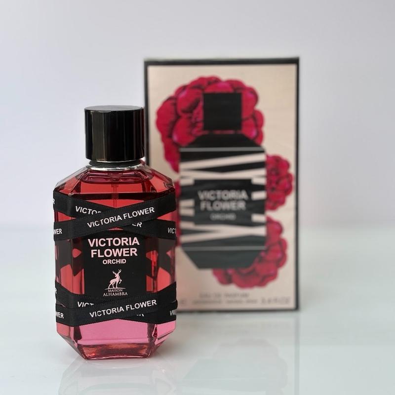 ادکلن الحمبرا مدل ویکتوریا فلاور ارکید (فلاوربمب  ارکید )