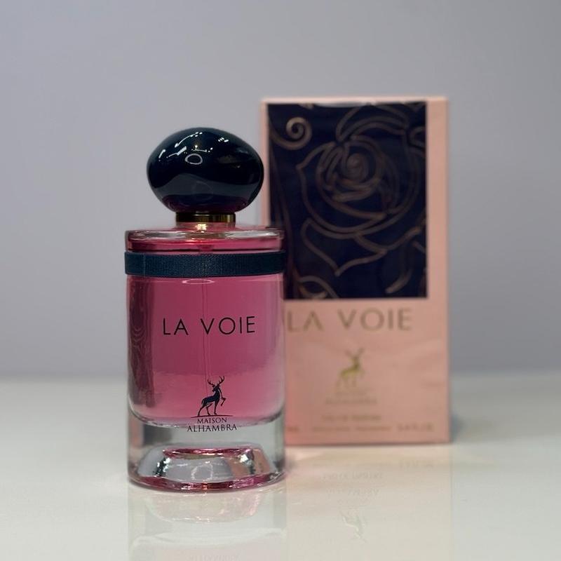 ادکلن زنانه الحمبرا مدل لا وی (  جورجیو آرمانی مای وی )