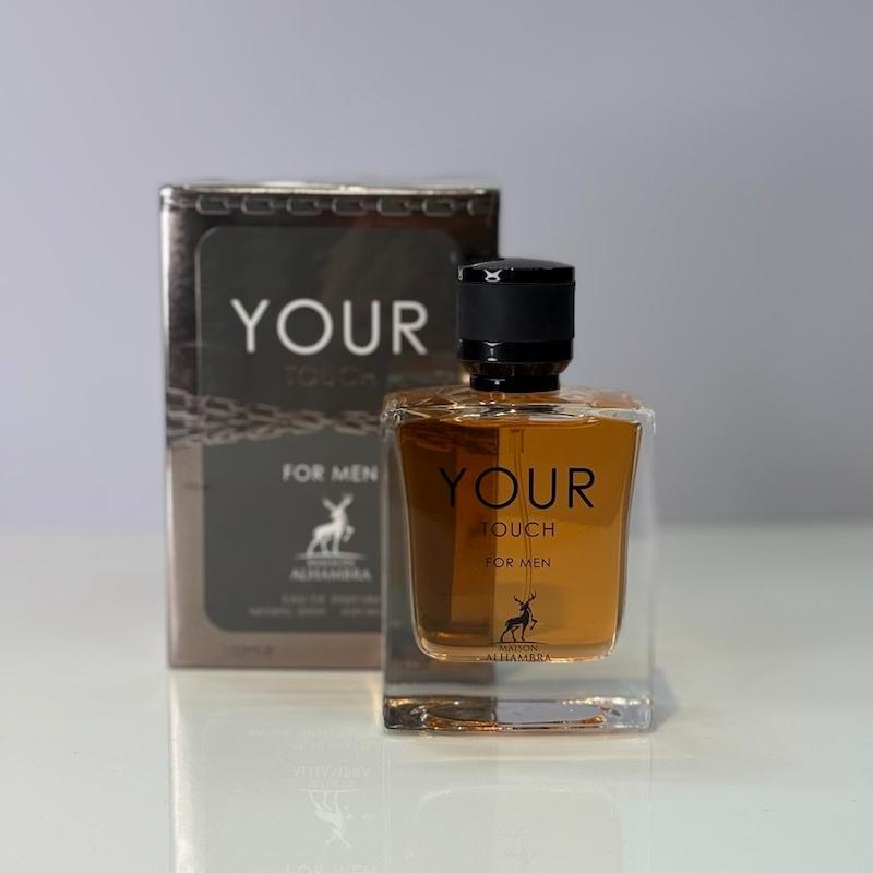 ادکلن مردانه الحمبرا مدل یور تاچ ( جورجیو آرمانی استرانگر ویت یو )
