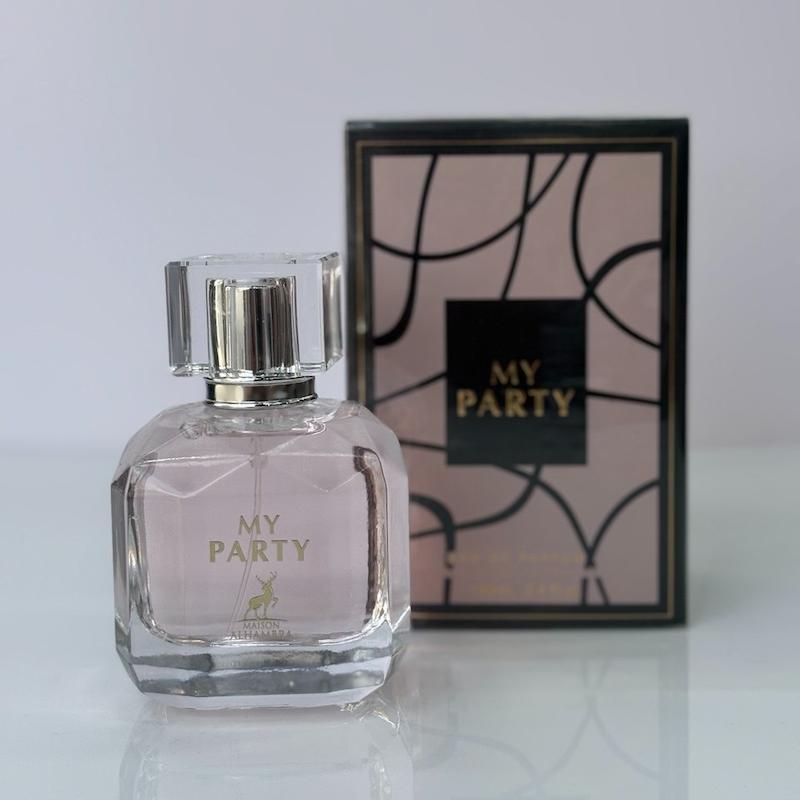 ادکلن الحمبرا مدل مای پارتی ( ایو سن لورن مون پاریس )