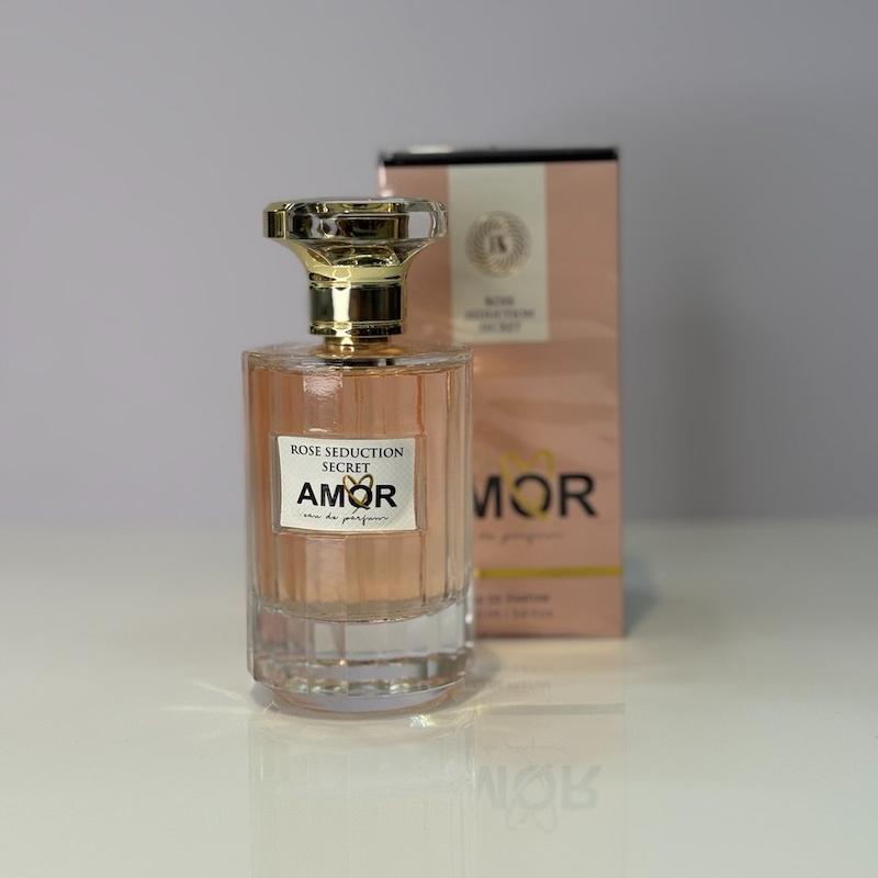 ادکلن زنانه فراگرنس ورد مدل رز سداکشن سکرت آمور