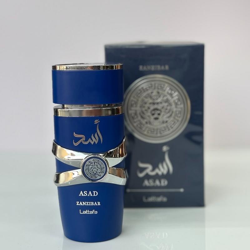 ادکلن لطافه مدل اسد زنزیبار  رایحه اینویکتوس ویکتوری الکسیر (اسد آبی)