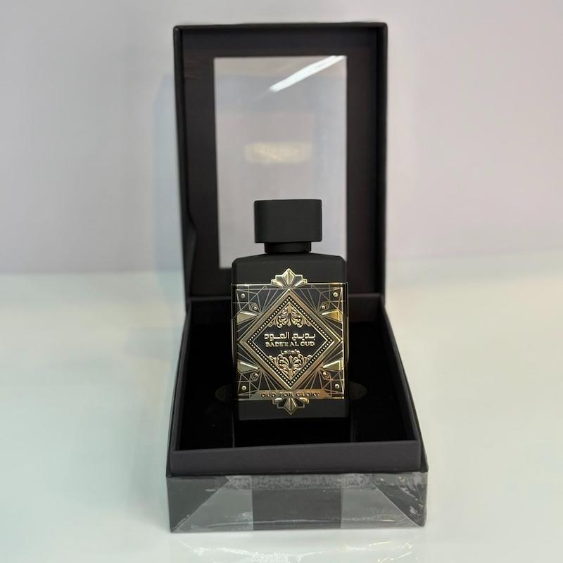 ادکلن لطافه مدل بدیع العود مشکی