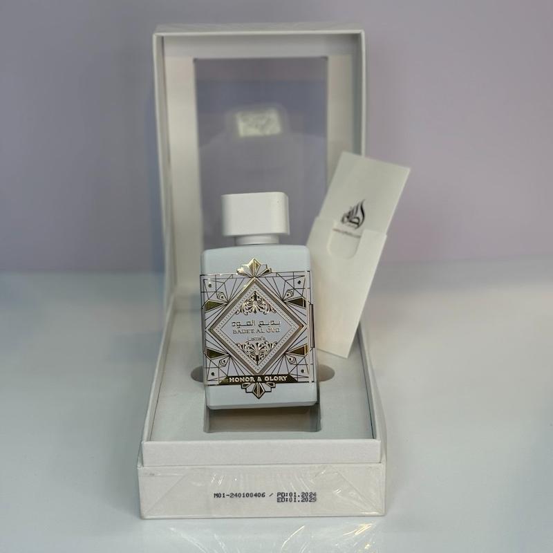 ادکلن لطافه مدل بدیع العود هانر اند گلوری (بدیع العود سفید )