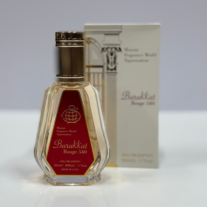 ادکلن 50 میل فراگرنس ورد مدل باراکات رژ ( باکارات رژ طلایی )