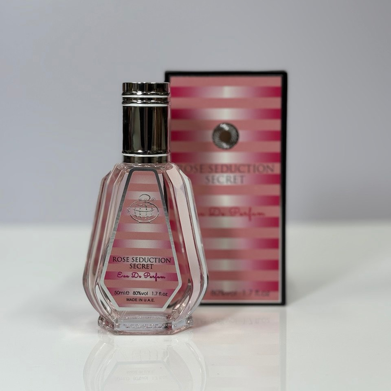 ادکلن 50 میل فراگرنس ورد مدل رز سداکشن سکرت بامبشل ( ویکتوریا سکرت صورتی )