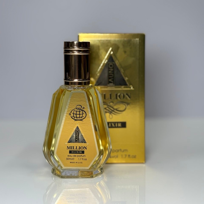ادکلن 50میل فراگرنس ورد مدل لائونو میلیون الکسیر ( وان میلیون الکسیر)