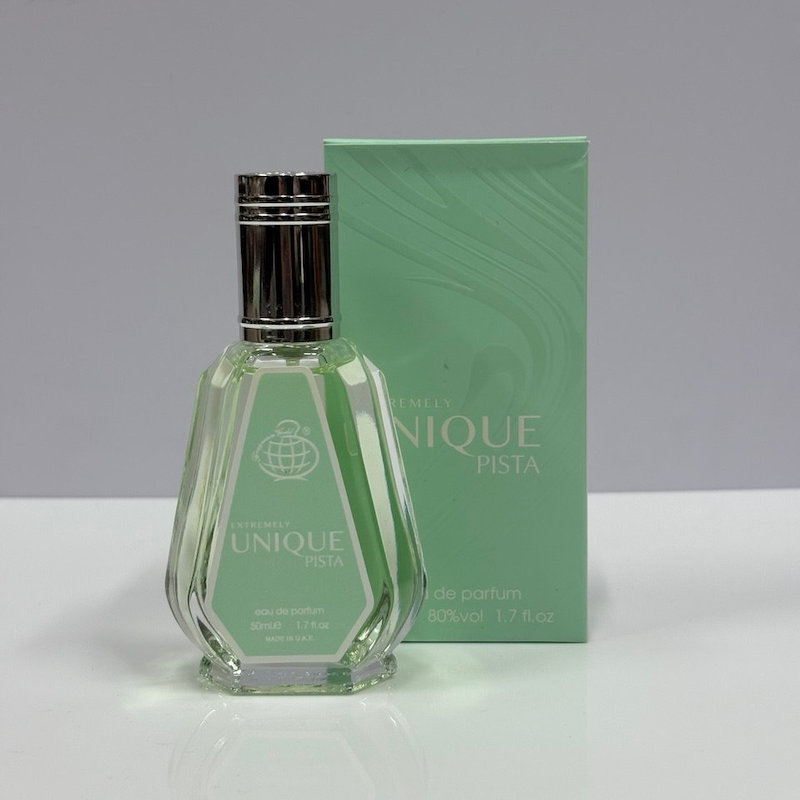 ادکلن50میل فراگرنس ورد مدل اکستریملی یونیک پیستا (یونیک سبز)