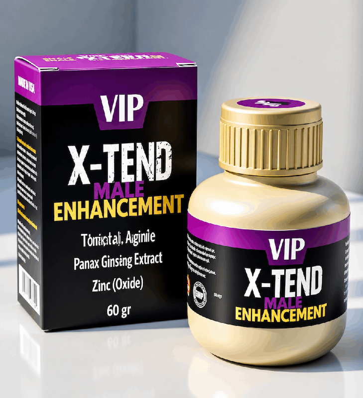 کرم سه‌کاره X-TEND Male Enhancement مدل VIP حجم ۶۰ گرم