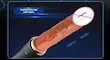 دیلدو تلسکوپی اتوماتیک مدل Baseball Bat با قابلیت گرمایشی و لرزشی