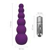 بات پلاگ ویبره‌دار سیلیکونی WD Toys Bullet | خرید آنال پلاگ ویبره