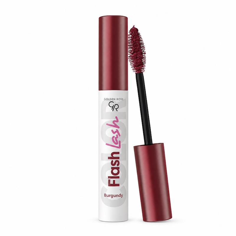 ریمل رنگی گلدن رز رنگ زرشکی مدل Flash Lash شماره 10