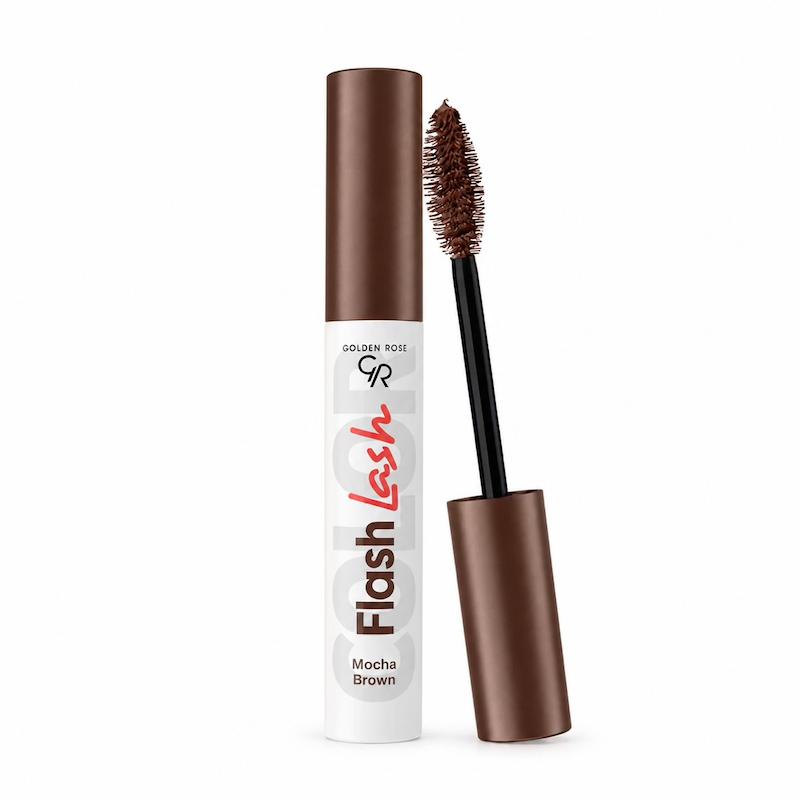 ریمل رنگی گلدن رز رنگ قهوه ای مدل Flash Lash شماره 11 
